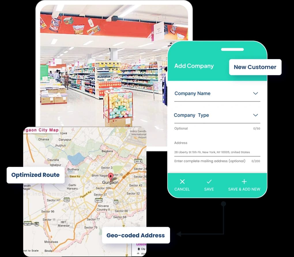Retail execution management illustration