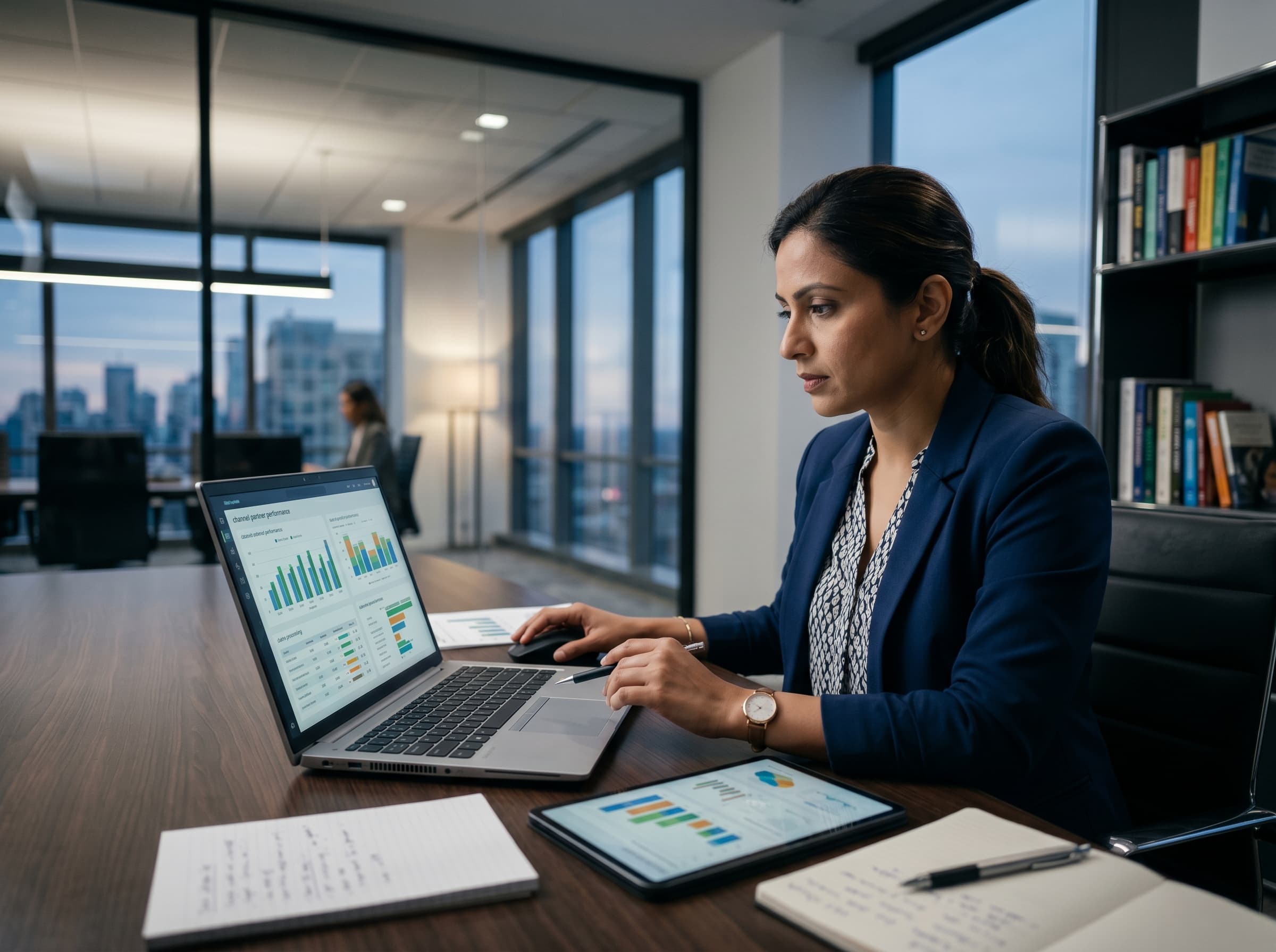 Dealer loyalty program operations and analytics workspace