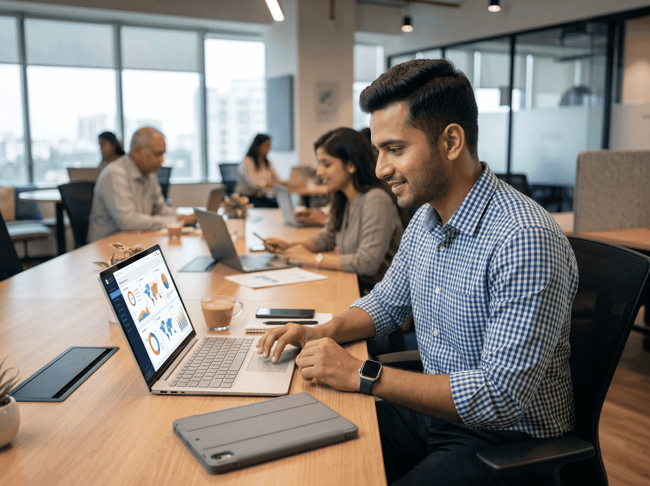 Influencer loyalty program operations and reporting workspace