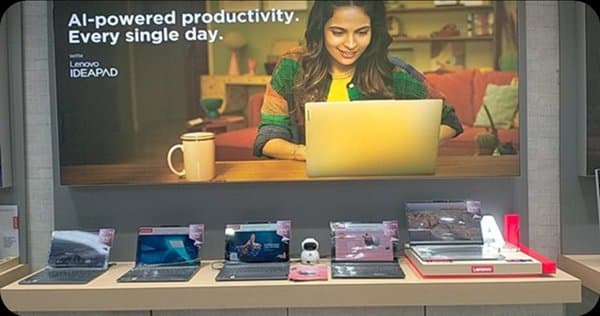 Acrylic signage installation at multi-brand store