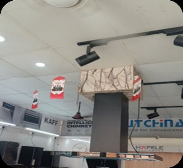 Pan-India signage deployment at franchise store