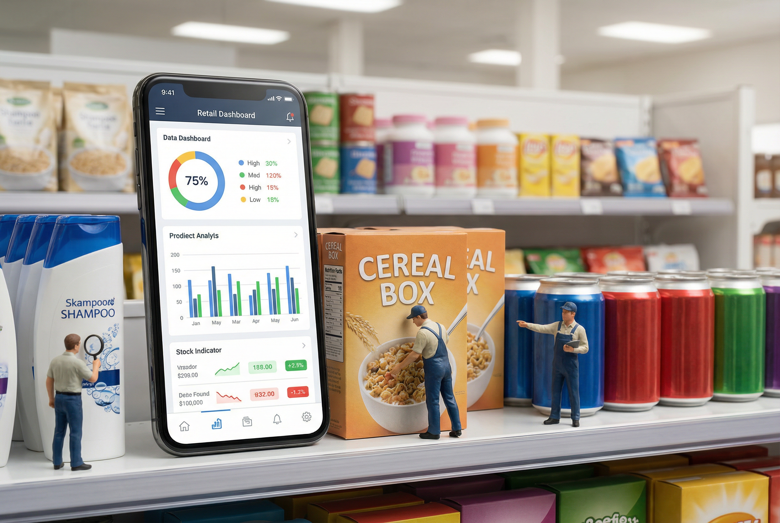 Shelfmaster AI shelf analysis dashboard
